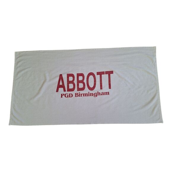 VTG Beach Towel Abbott Labs PGD preimplantation genetic diagnostics Made in USA - Picture 1 of 8